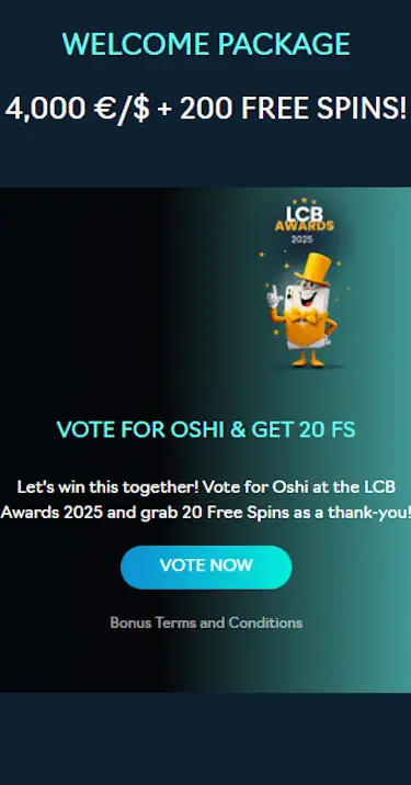 Oshi Casino Online